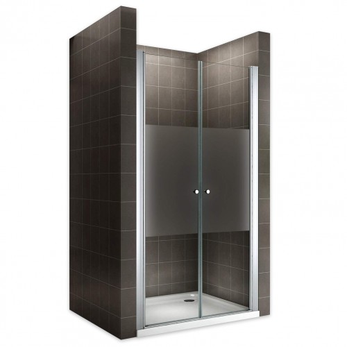 Porte de douche verre semi-opaque