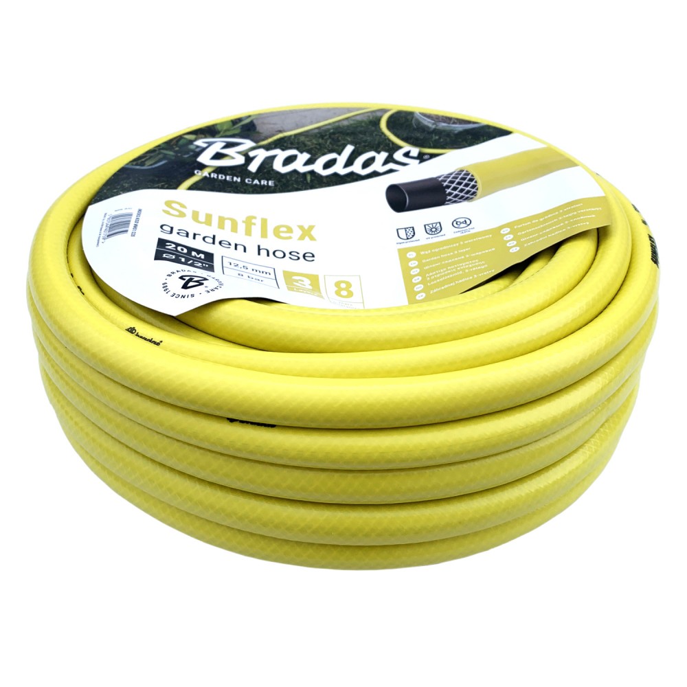 BRADAS Tuyau d'arrosage haute pression jusqu'à 24 bar Ø12,5 mm (1/2)