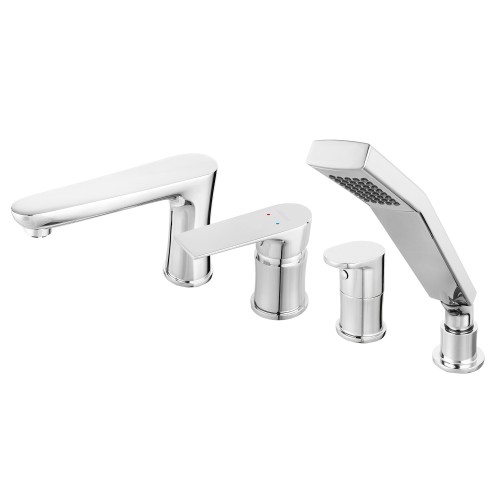 ALGEO SQUARE Mitigeur bain/douche encastré 4 trous