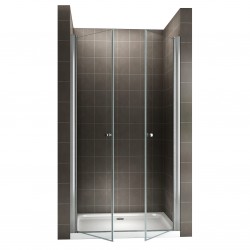 GINA Porte de douche H 180 cm largeur réglable