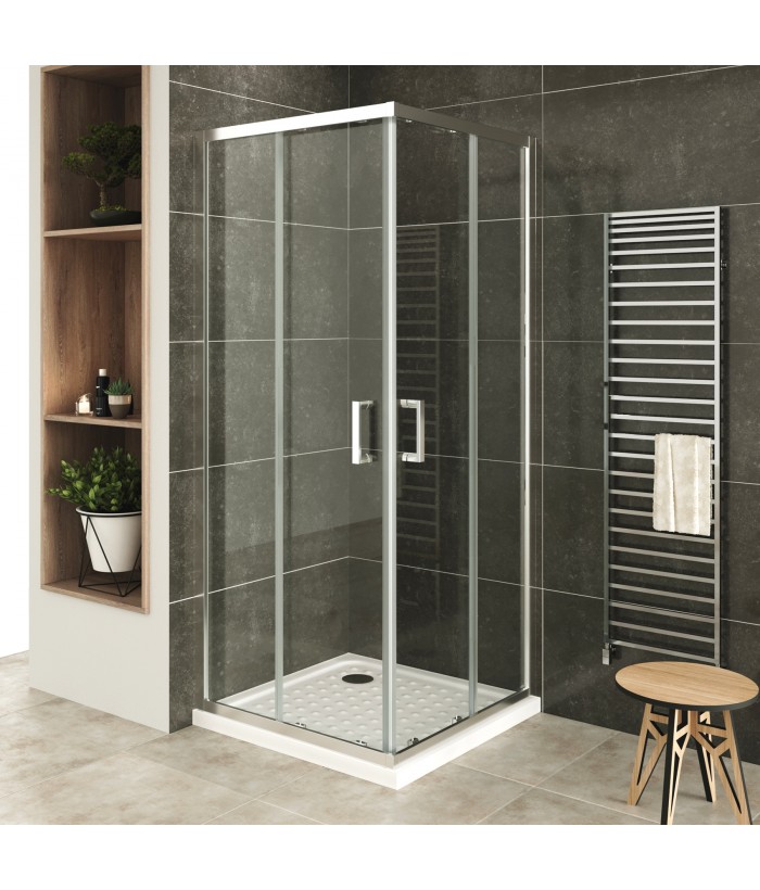 LANA+ porte douche coulissante 180 cm transparente