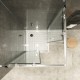 LANA+ porte douche coulissante 180 cm transparente