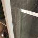 LANA+ porte douche coulissante 180 cm transparente