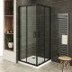 LANABLACK+ porte douche 185 cm transparente