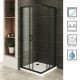 LANABLACK+ porte douche 185 cm transparente