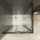 LANABLACK+ porte douche 185 cm transparente