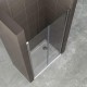 KIMI Porte de douche H 180 verre transparent