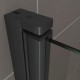 profilé paroi de douche battante noir