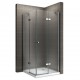 Cabine douche verre opaque