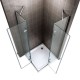 Cabine douche verre opaque