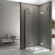 Cabine douche verre opaque