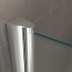 profilé de douche verre opaque
