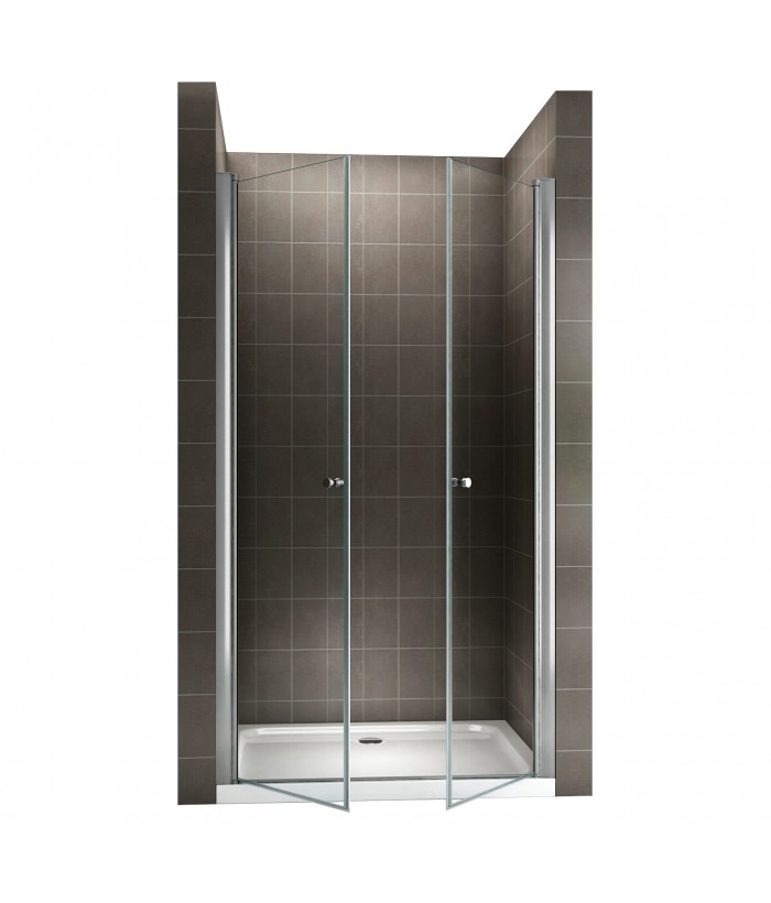 Porte de douche verre transparent