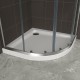 Cabine de douche coulissante 1/4 de cercle