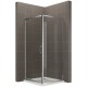 IBEA Cabine de douche porte pivotante