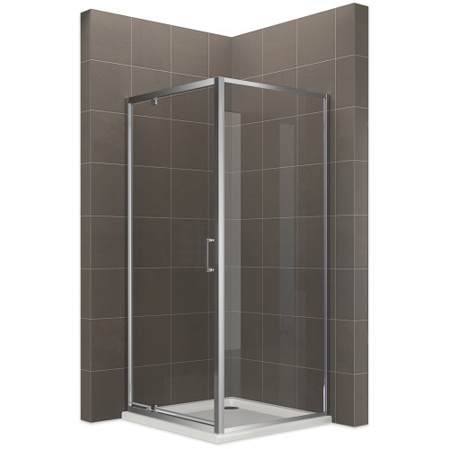 IBEA Cabine de douche porte pivotante