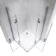 ATÉA Cabine de douche d'angle verre transparent