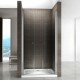 Porte de douche verre transparent
