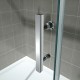 ALIX Cabine de douche coulissante verre 8 mm