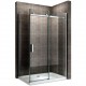 ALIX Cabine de douche coulissante verre 8 mm