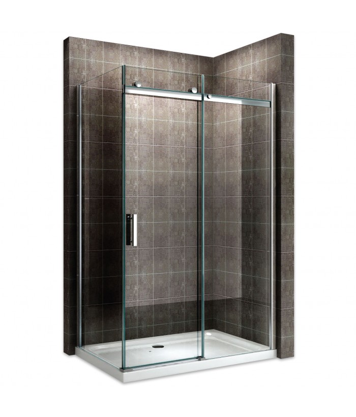 ALIX Cabine de douche coulissante verre 8 mm