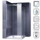 ATEMIS Cabine de douche coulissante verre 8 mm