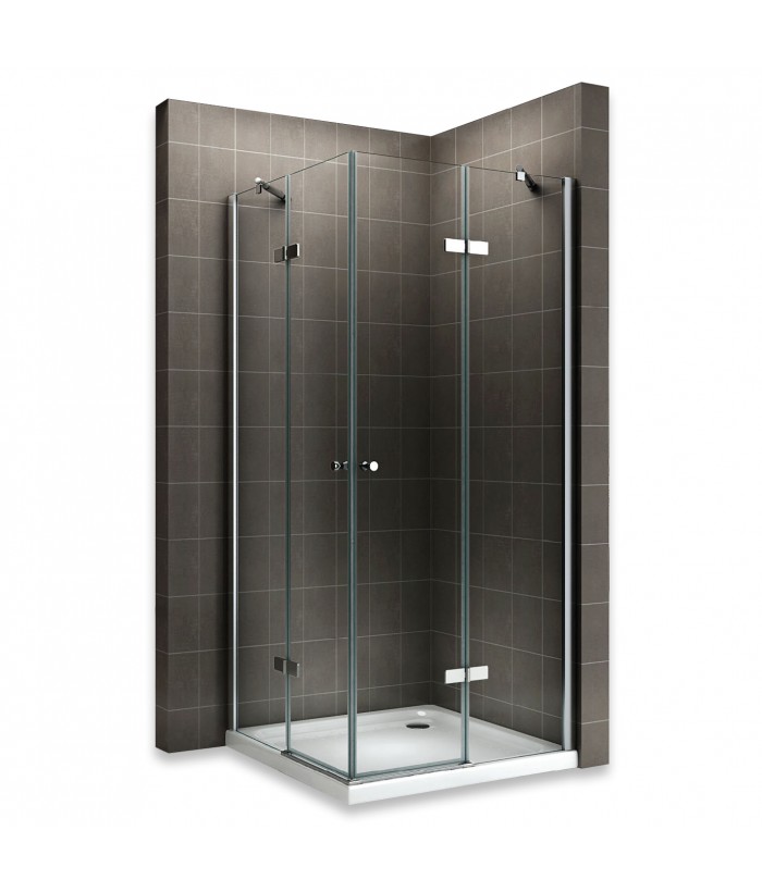 Cabine douche verre transparent 