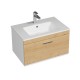 RUBITE 70 cm meuble salle de bain chêne tiroir 1 vasque