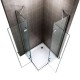 Cabine douche verre transparent 