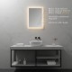 FRAME Miroir LED salle de bain antibuée 50 x 70 cm