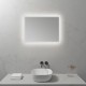 FRAME Miroir LED salle de bain antibuée 60 x 80 cm