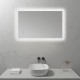 FRAME Miroir LED salle de bain antibuée 70 x 100 cm