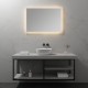 FRAME Miroir LED salle de bain antibuée 70 x 100 cm