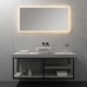 FRAME Miroir LED salle de bain antibuée 70 x 140 cm