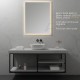 FRAME Miroir LED salle de bain antibuée 80 x 100 cm