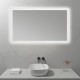 FRAME Miroir LED salle de bain antibuée 80 x 120 cm