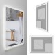 MELLOW Miroir LED antibuée 50 x 70