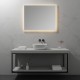 MELLOW Miroir LED antibuée 80 x 100