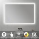 MELLOW Miroir LED antibuée 80 x 120