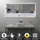 MELLOW Miroir LED antibuée 80 x 180