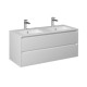PRO Meuble salle de bain double vasque blanc 120 cm