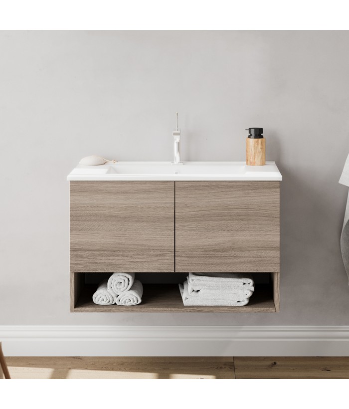 OSLO Meuble vasque encastrée 80 cm