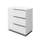 OIKOS Meuble chêne blanc 80 cm