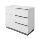 OIKOS Meuble chêne blanc 100 cm