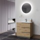 OIKOS Meuble chêne doré 80 cm