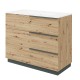 OIKOS Meuble chêne doré 100 cm