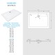 Shimmer 90x120 receveur de douche