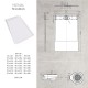 HIEMAL blanc 70 x 120