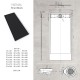 HIEMAL noir 70 x 170