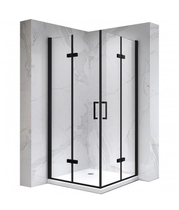 ATÉA BLACK H 190 cm transparent